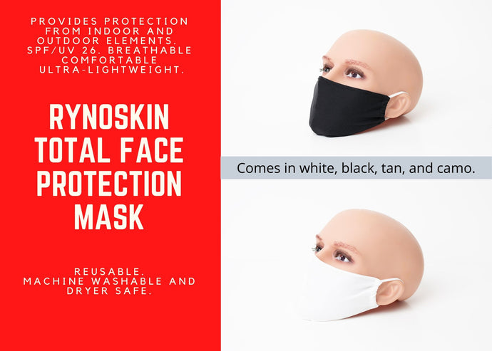 2 Pack - Rynoskin Total-Personal Protection Face Protection Mask
